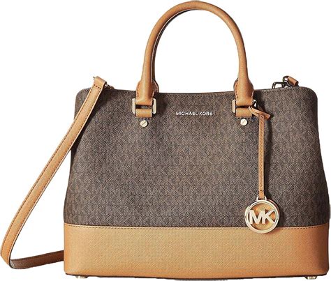 large savannah satchel in michael kors print|Amazon.com: Michael Kors Savannah Large Satchel.